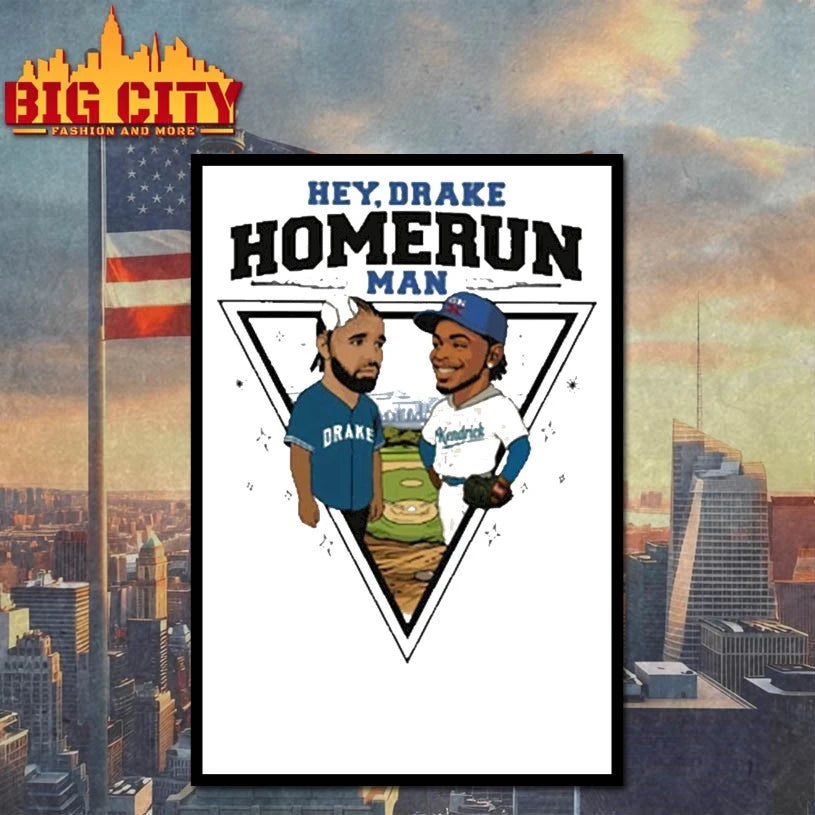 Kendrick Lamar Los Angeles Dodgers Vs Toronto Blue Jays Hey Drake Homerun Man shirt