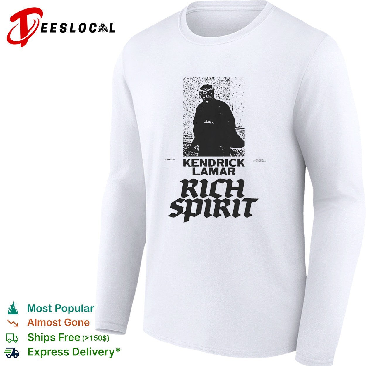Kendrick Lamar Mr Morale The Big Steppers rich spirit man crown shirt