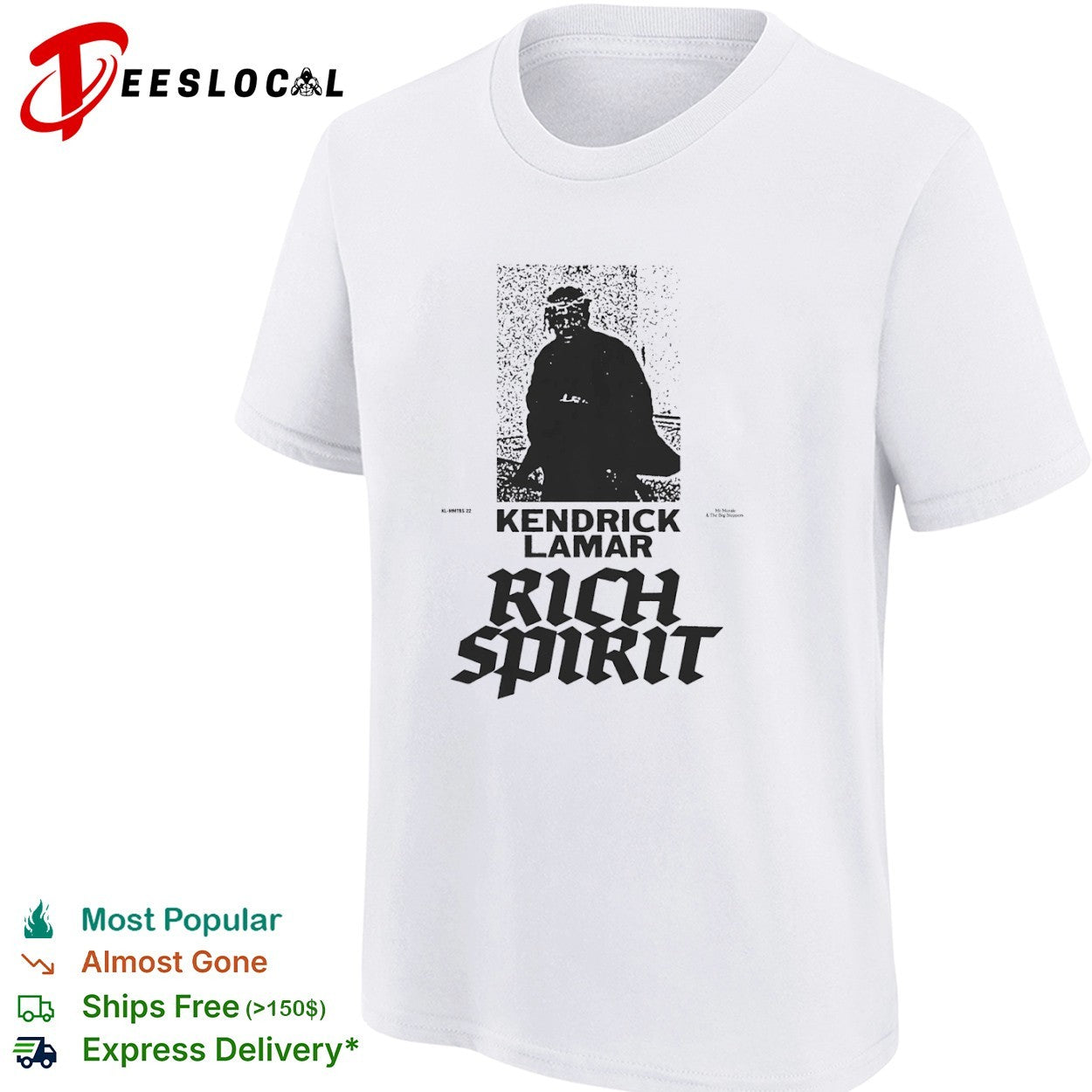 Kendrick Lamar Mr Morale The Big Steppers rich spirit man crown shirt