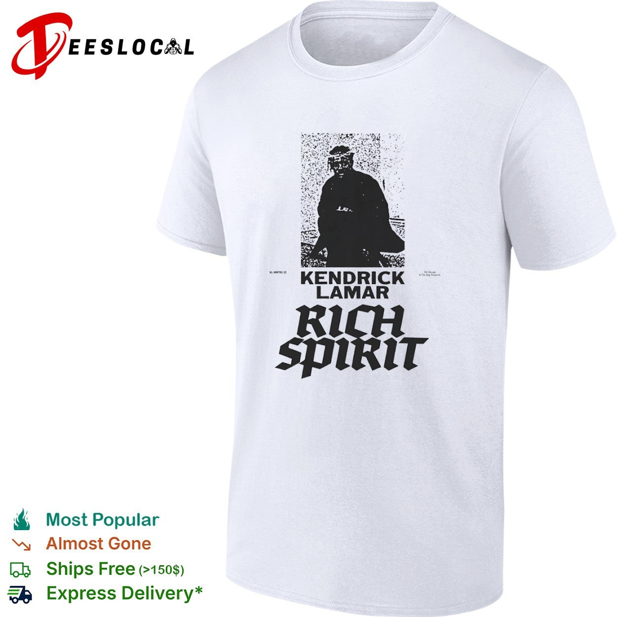 Kendrick Lamar Mr Morale The Big Steppers rich spirit man crown shirt