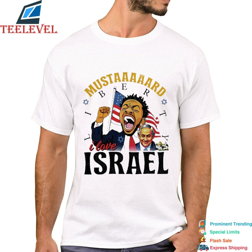 Kendrick Lamar Mustard Liberty I Love Israel T-Shirt