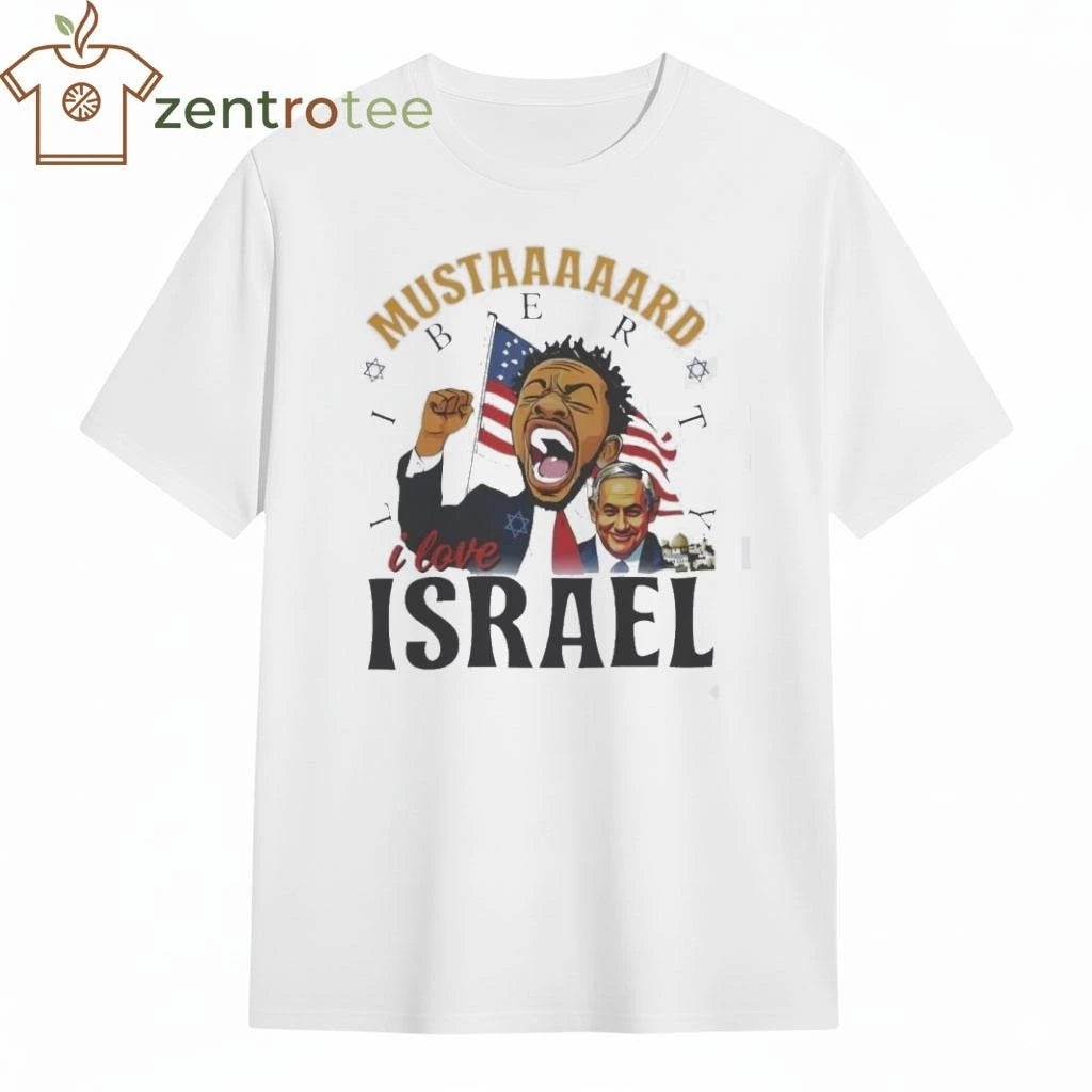 Kendrick Lamar Mustard Liberty I Love Israel tee