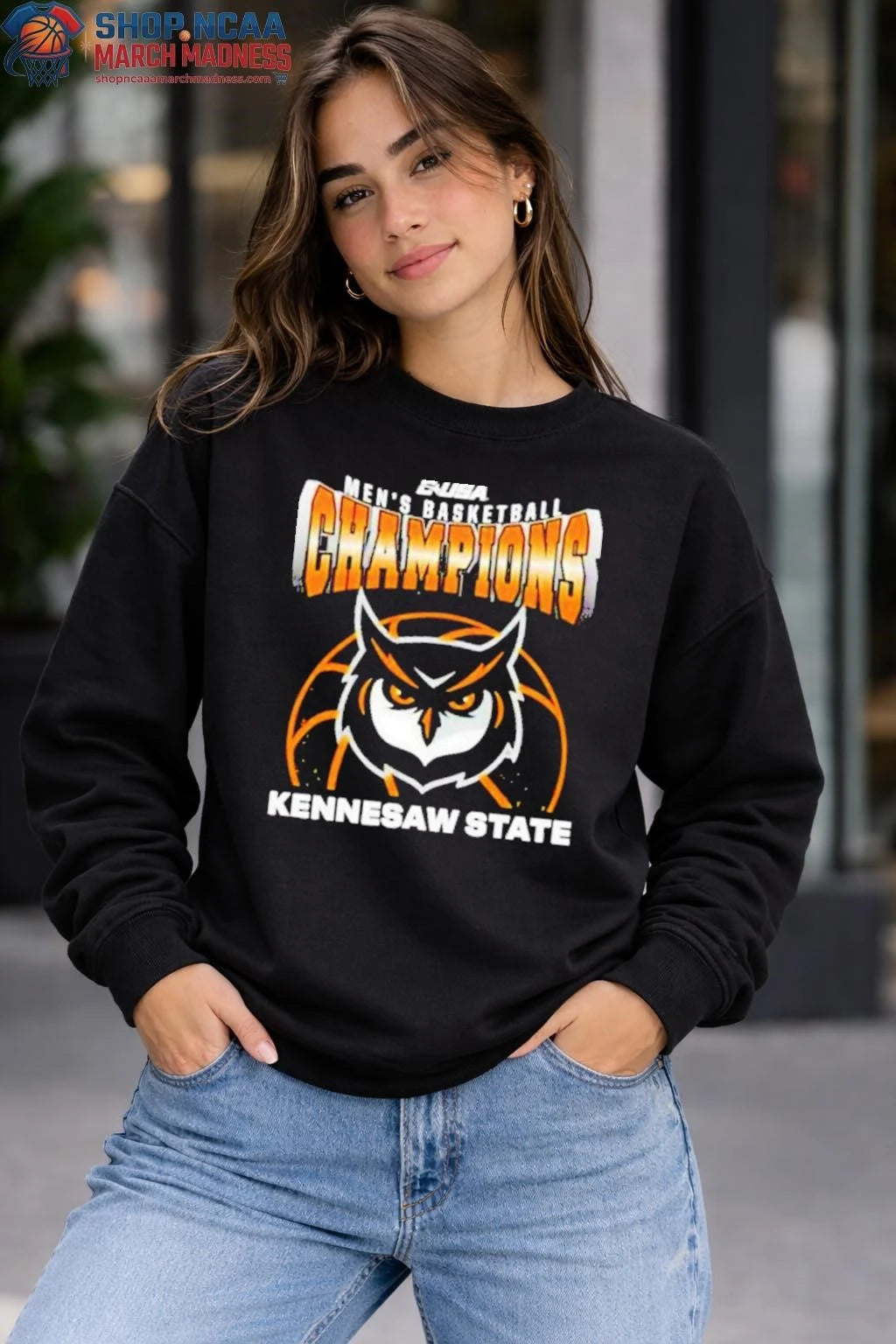 Kennesaw State Owls Champions C USA 2026 Mascot T Shirt  Men’s Basketball Tournament Shirt