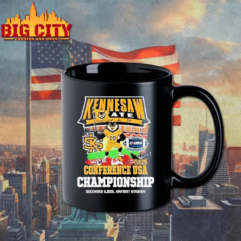 Kennesaw State Owls Conference Usa Championship December 5, 2025 Amfirst Stadium Shirt