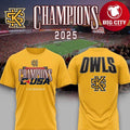 Kennesaw State Owls Football CUSA Champions 2025 Two Sided Shirt