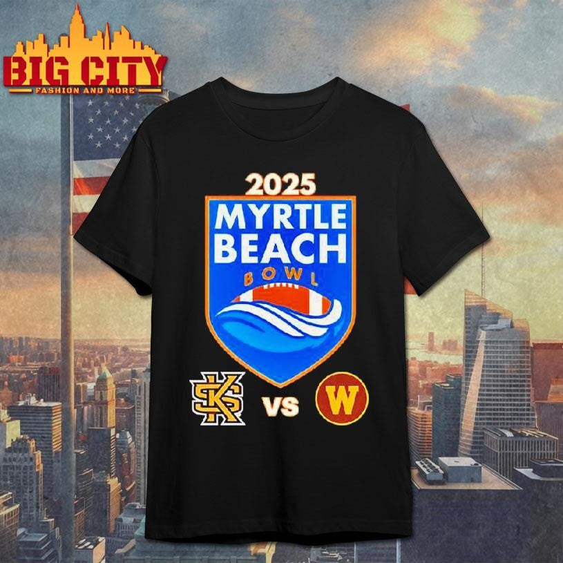 Kennesaw State Owls Vs Western Michigan Broncos Football Myrtle Beach Bowl 2025 Shirt