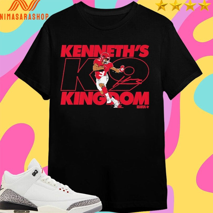 Kenneth Walker III Kenneth’s Kingdom K9 Shirts