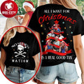 Kenny Chesney All I Want For Christmas Is A Real Good Tan Christmas 2025 Two Sided Shirt
