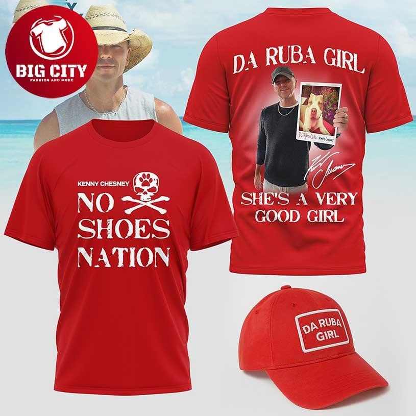 Kenny Chesney No Shoes Nation Da Ruba Girl Good Girl Tribute Two Sided Shirt