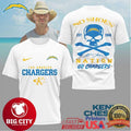 Kenny Chesney No Shoes Nation x Los Angeles Chargers Football Two Sided Shirt