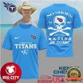 Kenny Chesney No Shoes Nation x Tennessee Titans Football Two Sided Shirt