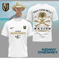 Kenny Chesney No Shoes Nation x Vegas Golden Knights NHL Logo Two Sided Shirt
