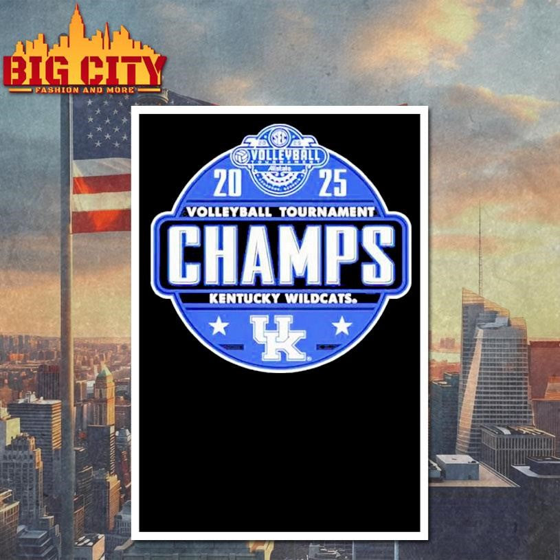 Kentucky Wildcats 2025 SEC Women’s Volleyball Conference Tournament Champions Shirt