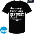 Kentucky Wildcats January February April NCAA Men’s Basketball Champions 2026 March Madness Month T-shirts