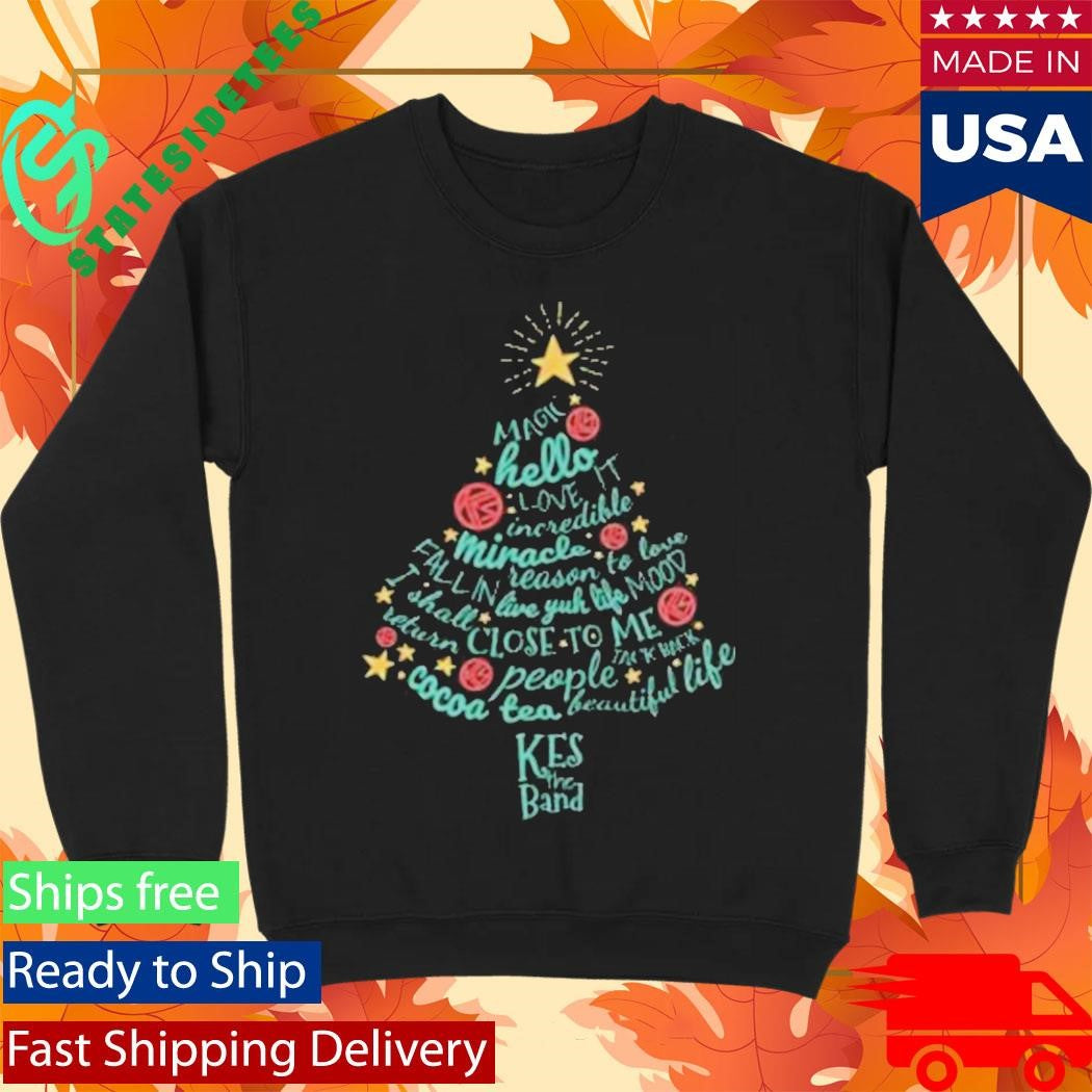 Kes The Band Christmas Tree Lyric Shirt