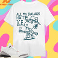 Kevin Ku Wearing All My Dawgs Hate Ice Shirts
