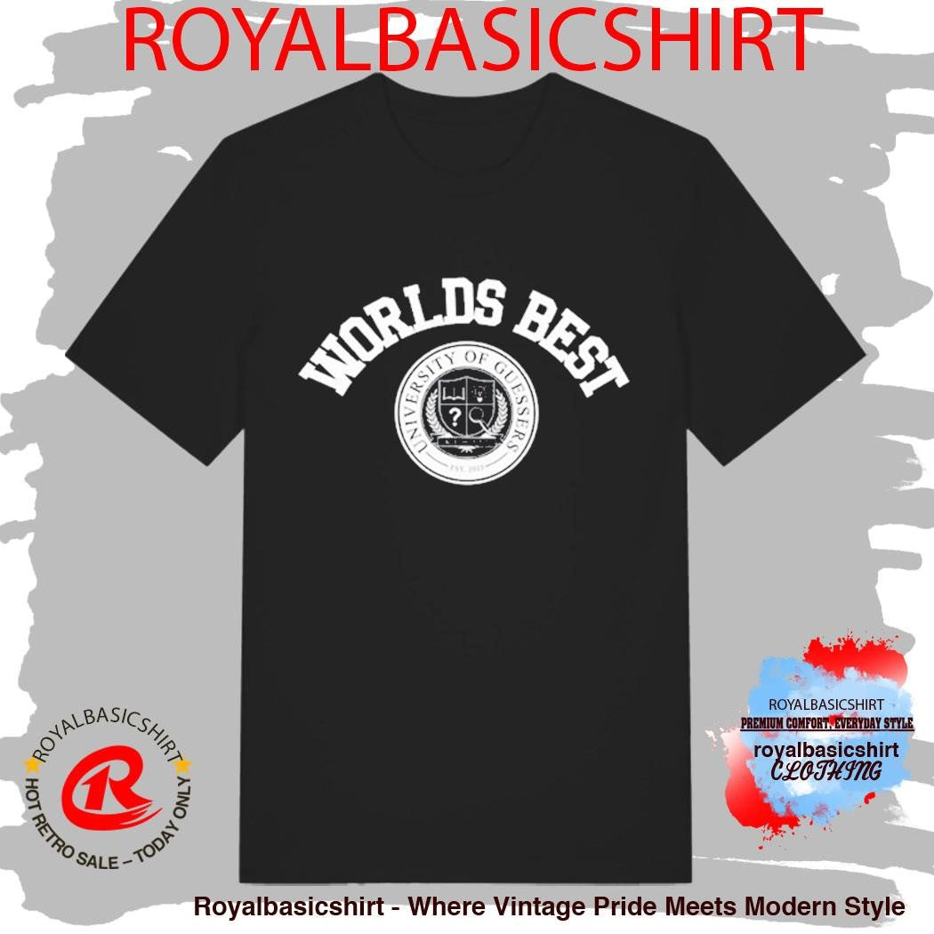 Kevin Langue Worlds Best University Of Guessers Shirt