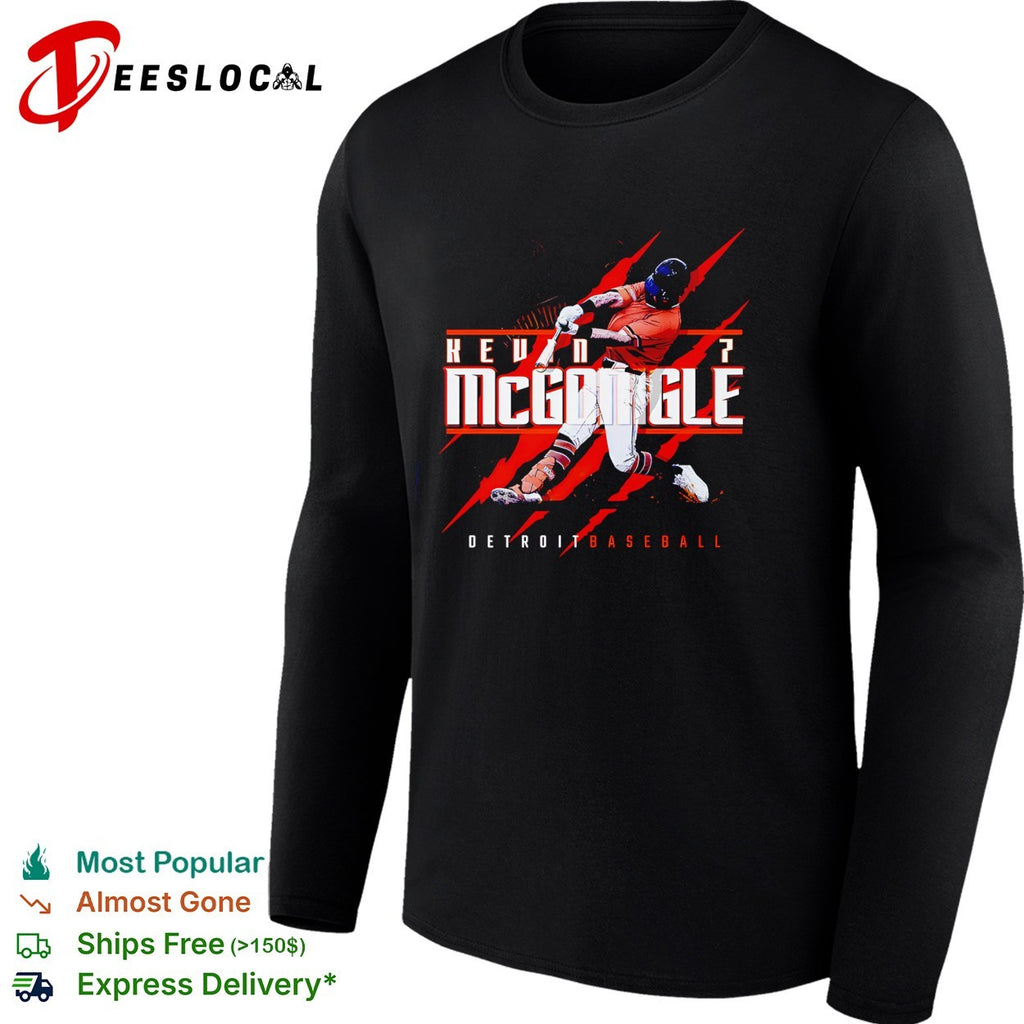 Kevin McGonigle Detroit baseball number 7 shirt