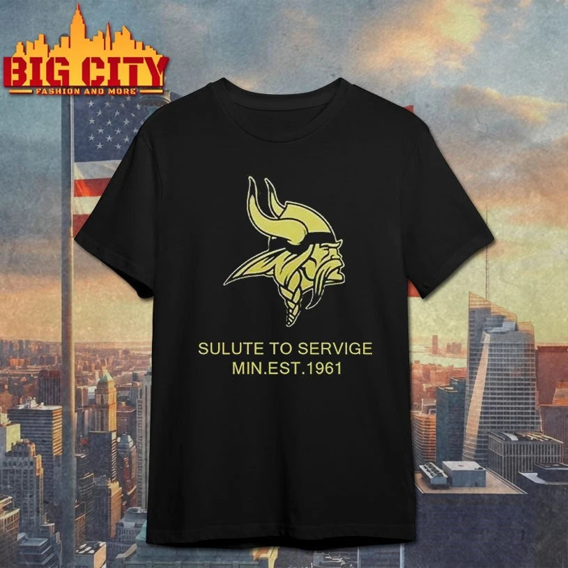 Kevvin O’connell Vikings Salute To Service In Est 1961 Shirt