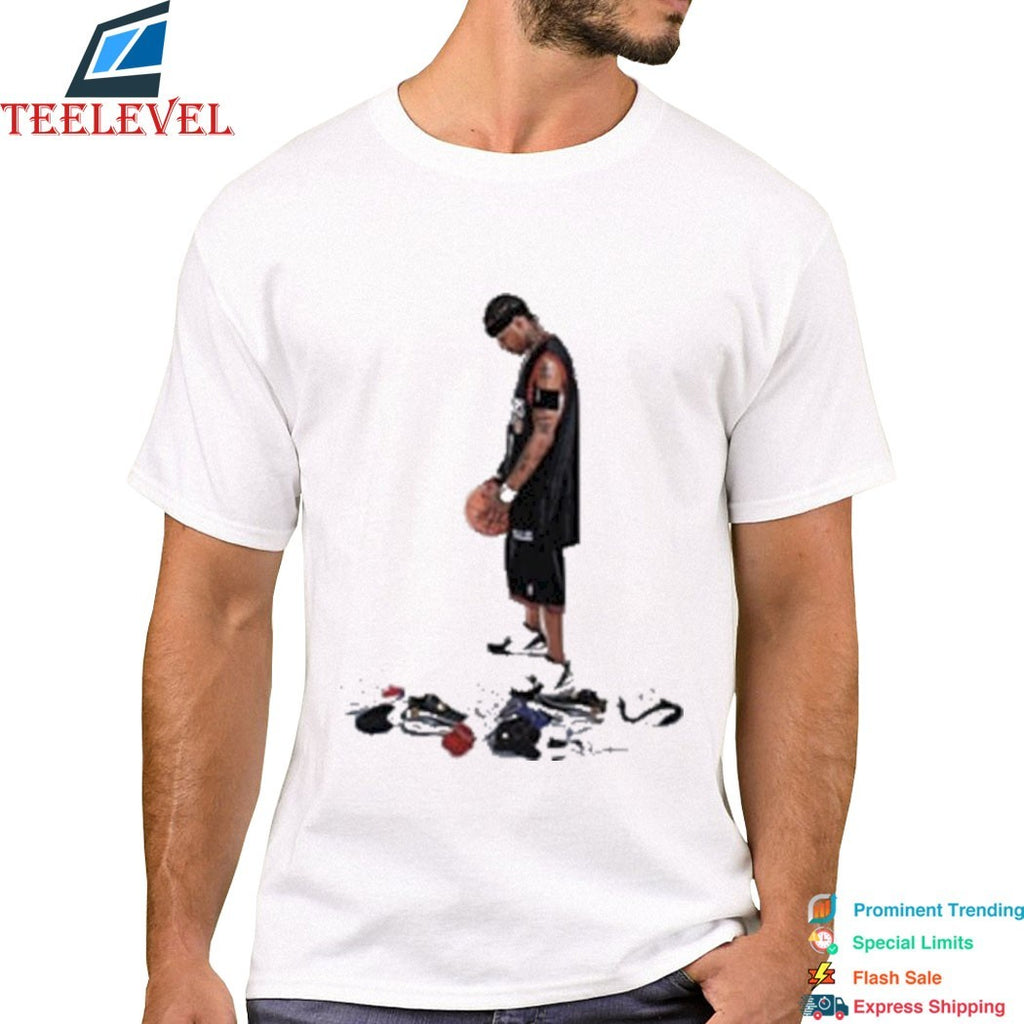 Keyonte George Wearing Allen Iverson T-Shirts