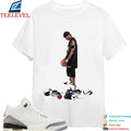 Keyonte George Wearing Allen Iverson T-Shirts