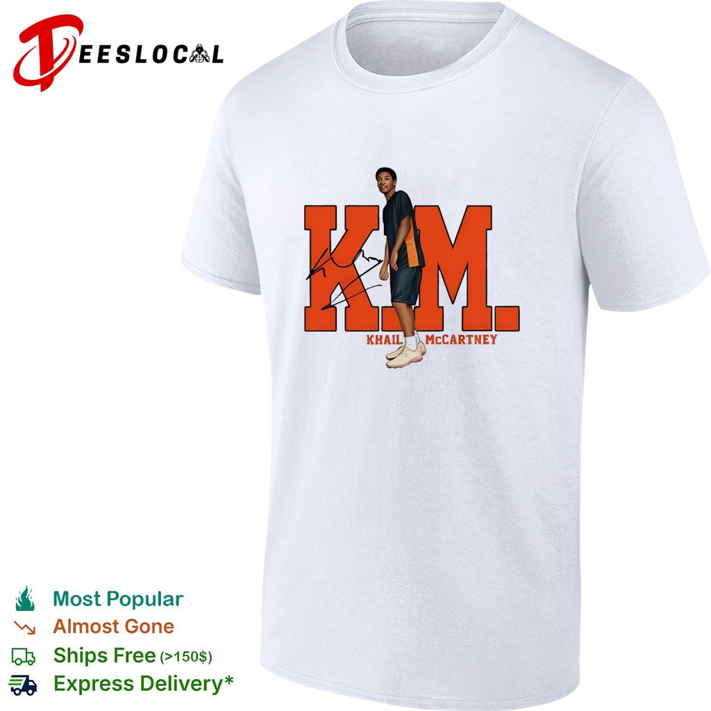 Khail McCartney walking basketball player shirt