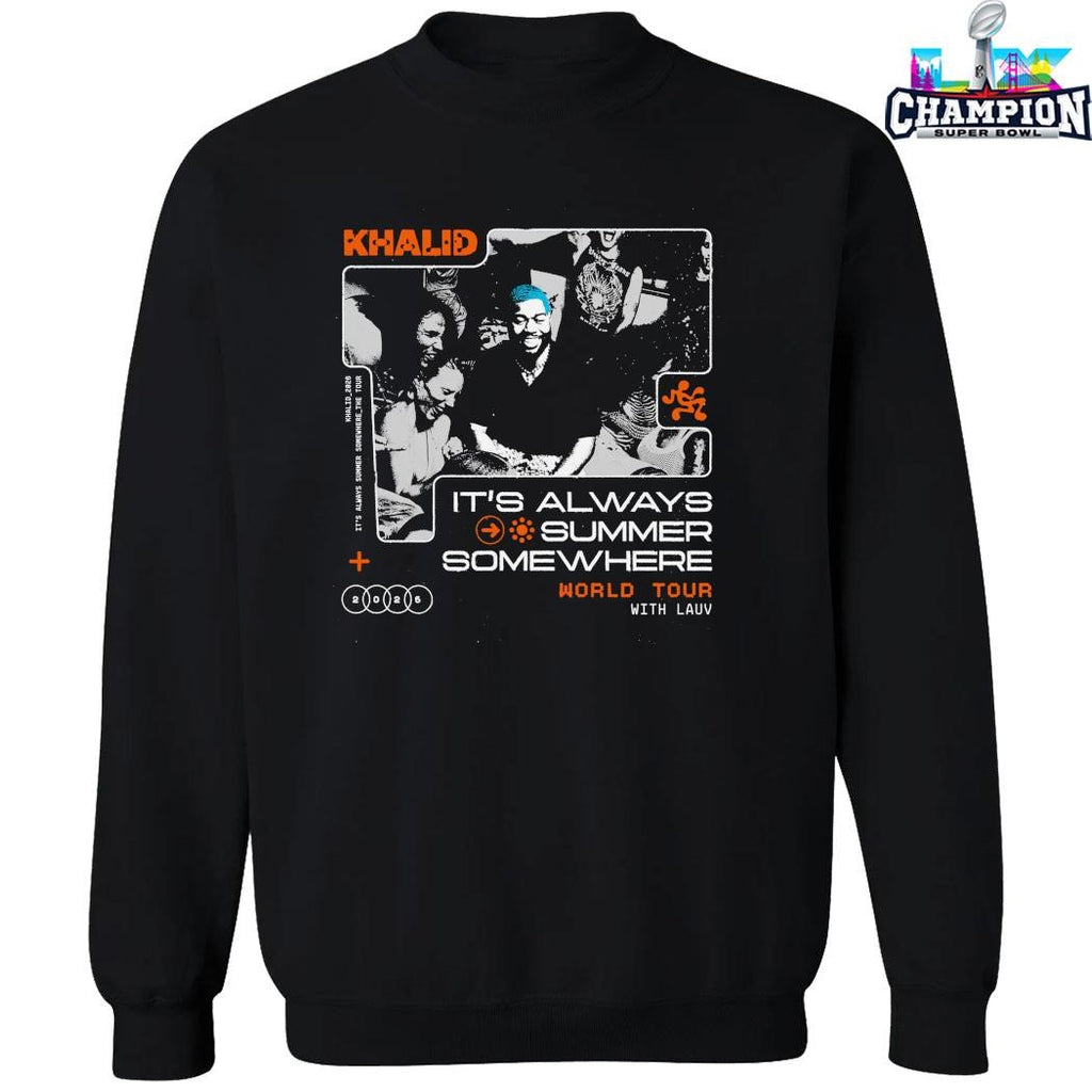 Khalid World Tour 2026 It’s Always Summer Somewhere Shirt