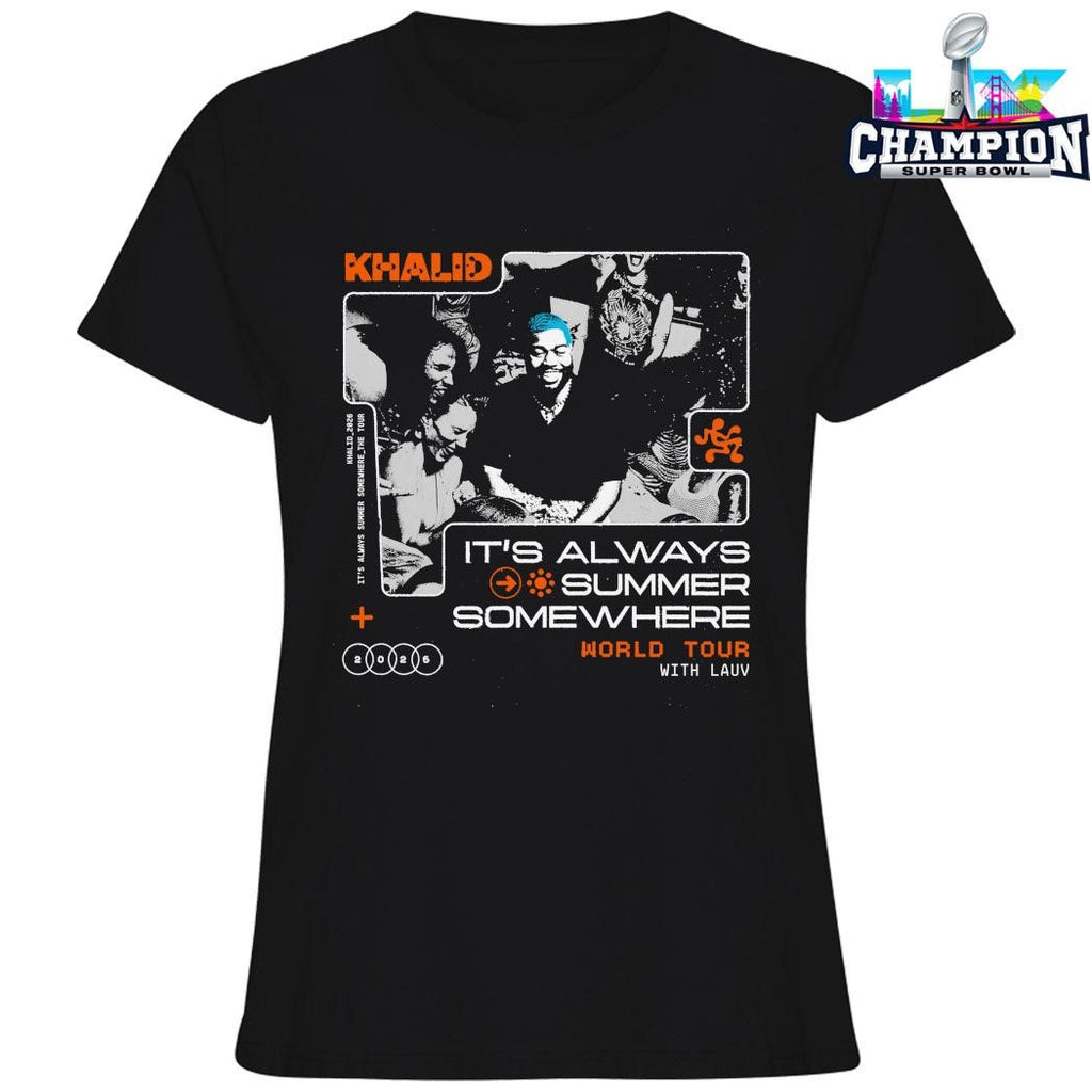 Khalid World Tour 2026 It’s Always Summer Somewhere Shirt