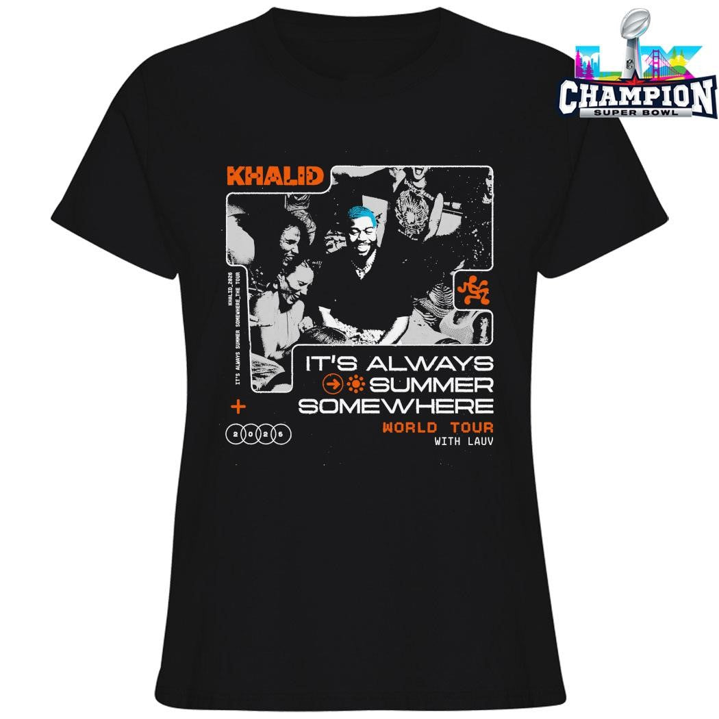 Khalid World Tour 2026 It’s Always Summer Somewhere Shirt