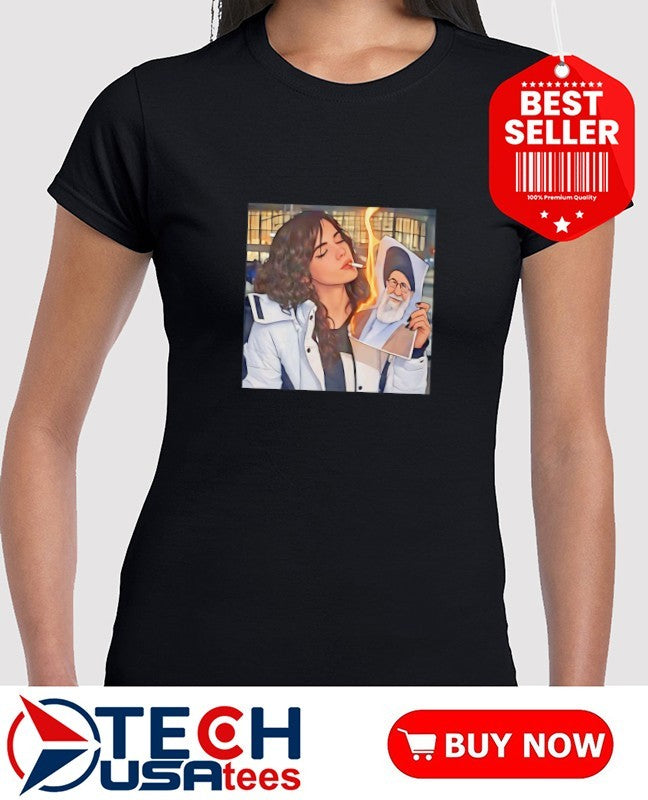 Khamenei in Ashes cigarette of rebellion Iran Revolution shirt