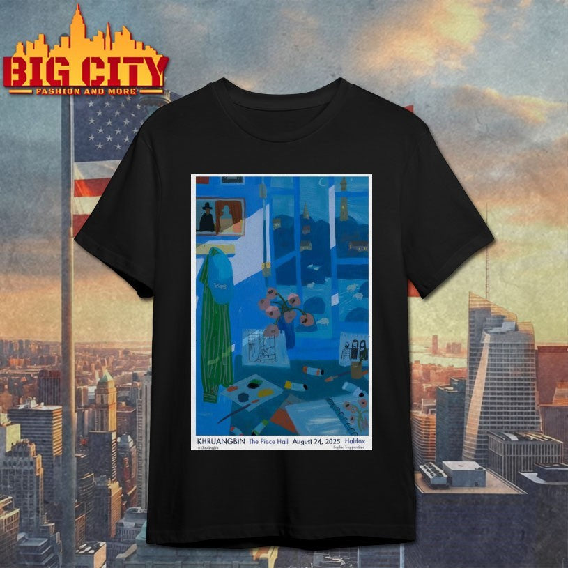 Khruangbin Aug 24 2025 The Piece Hall In Halifax UK Poster Shirt