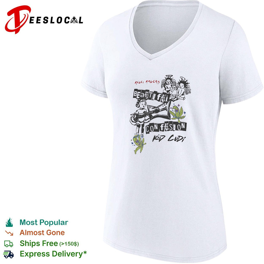 Kid Cudi Rebel Ragers tour beautiful confusion shirt