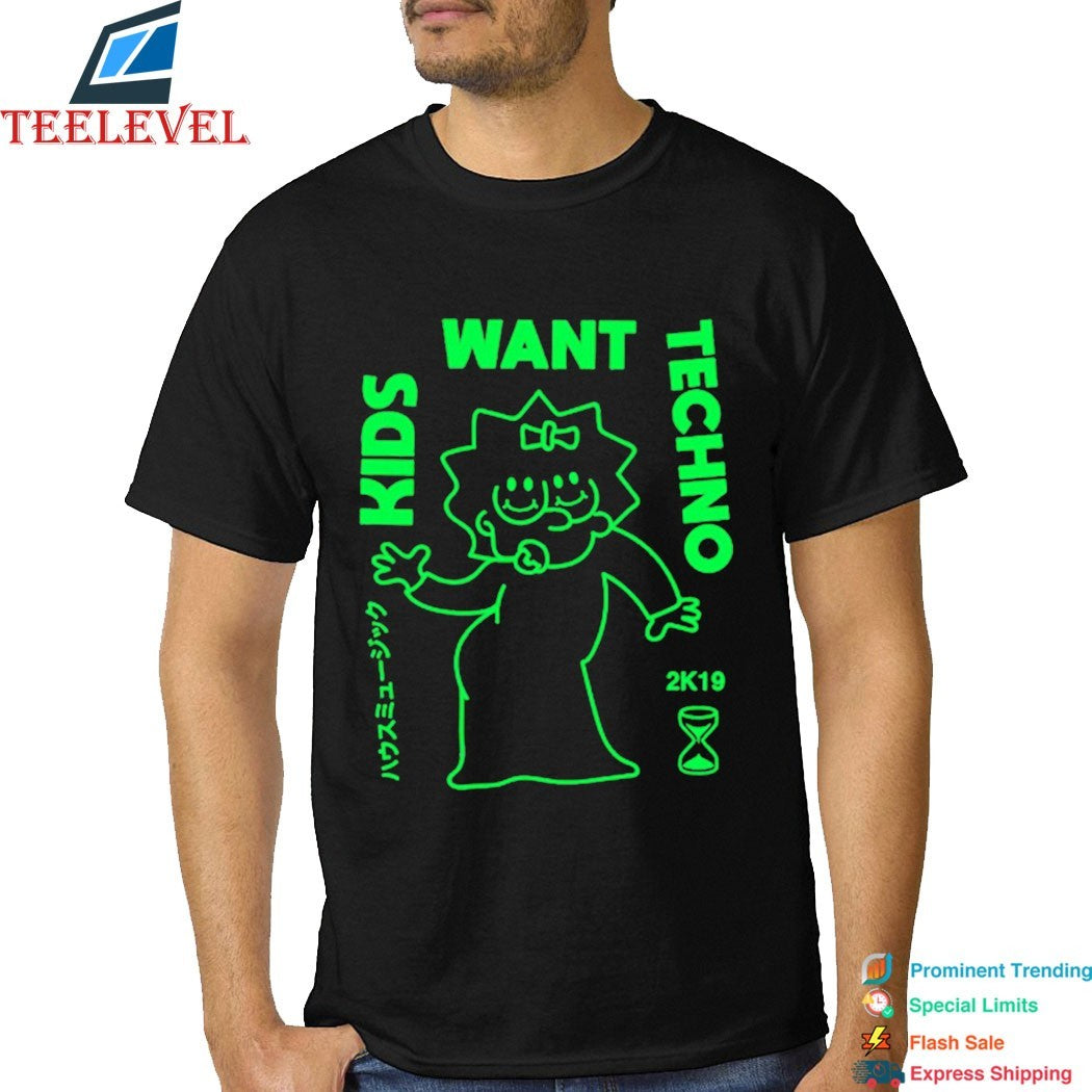 Kids Want Techno 2k19 T-shirts