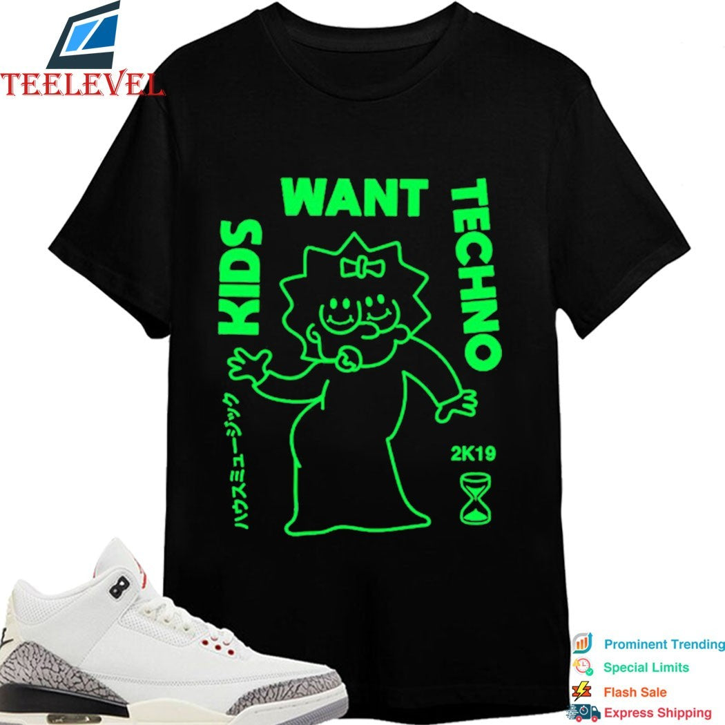 Kids Want Techno 2k19 T-shirts