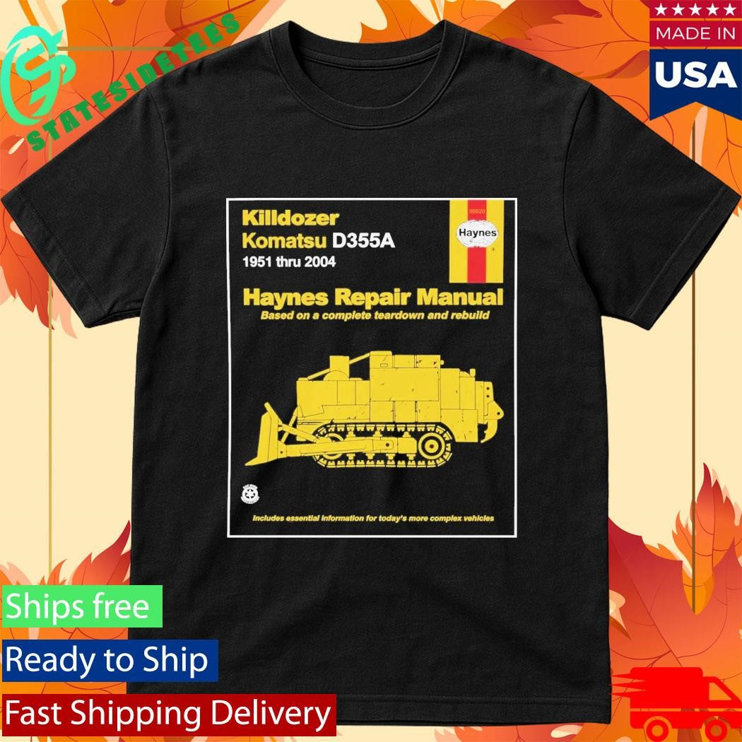 Killdozer Haynes Repair Manual Shirt