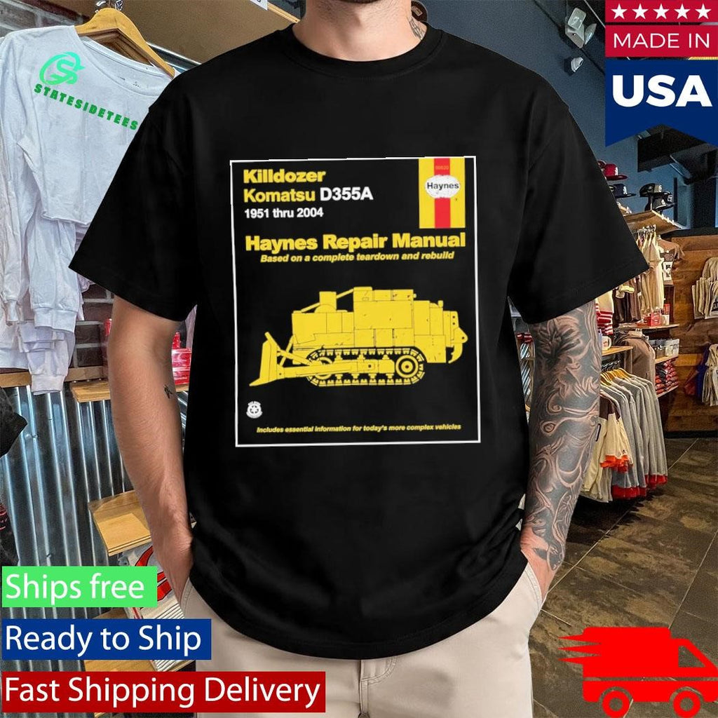 Killdozer Haynes Repair Manual Shirt