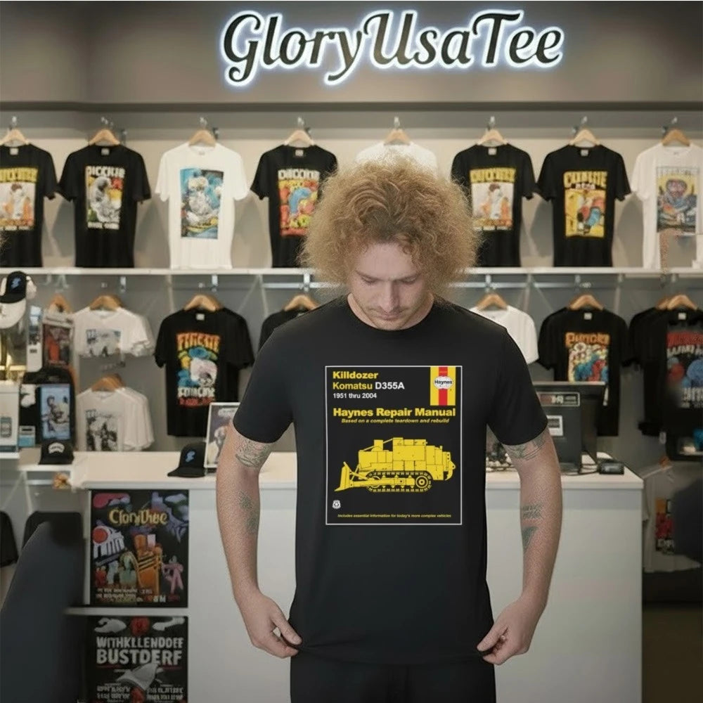 Killdozer Komatsu Haynes Repair Manual Shirt