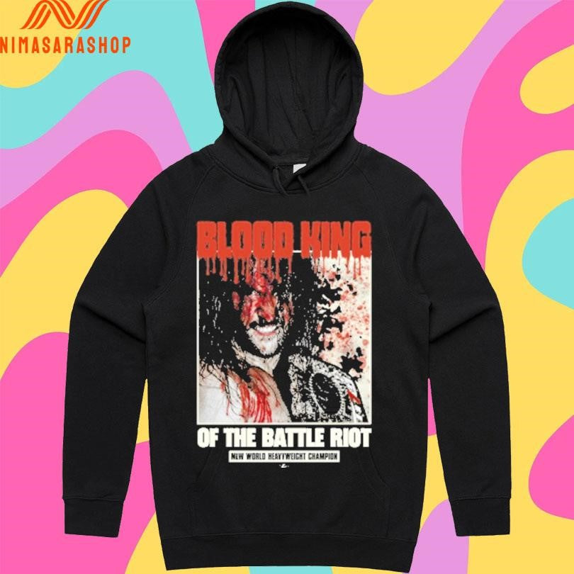 Killer Kross Blood King Of The Battle Riot Mlw World Heavyweight Champion Shirts