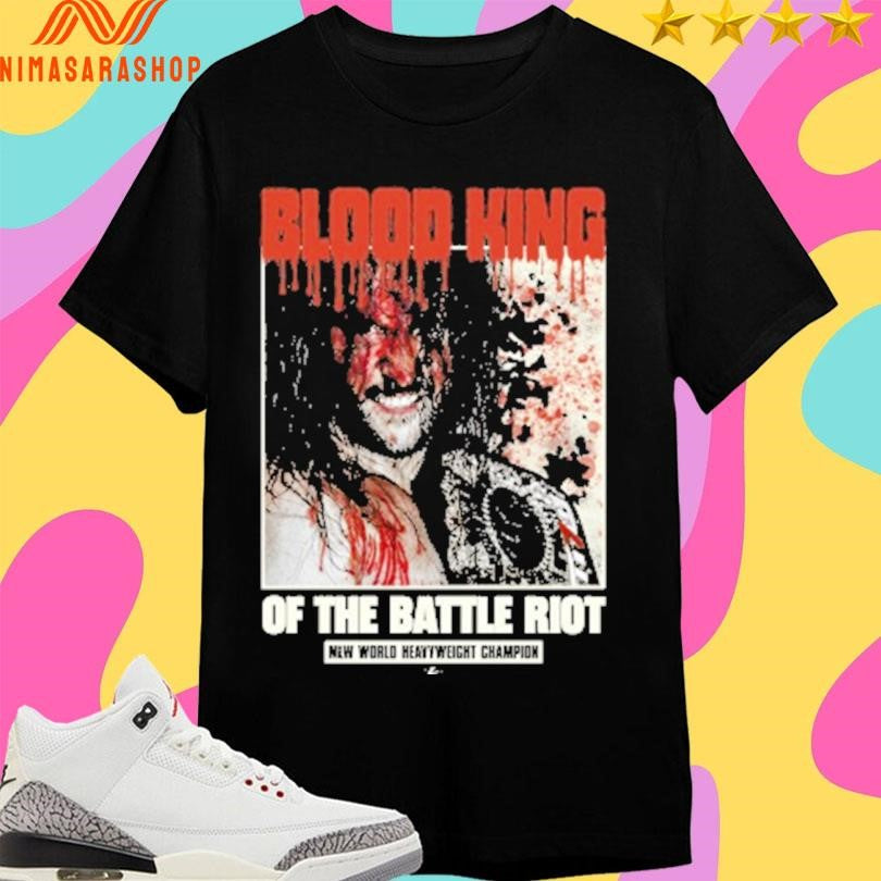 Killer Kross Blood King Of The Battle Riot Mlw World Heavyweight Champion Shirts