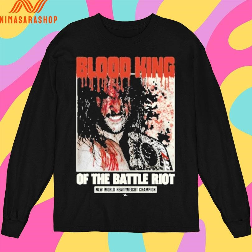 Killer Kross Blood King Of The Battle Riot Mlw World Heavyweight Champion Shirts