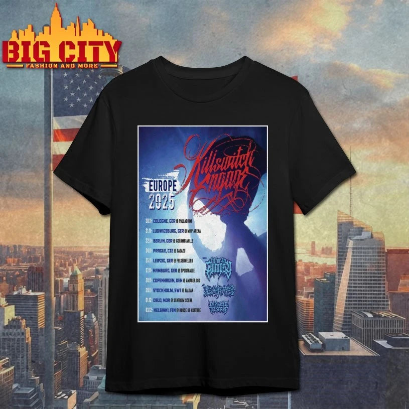 Killswitch Engage Europe 2025 Poster shirt