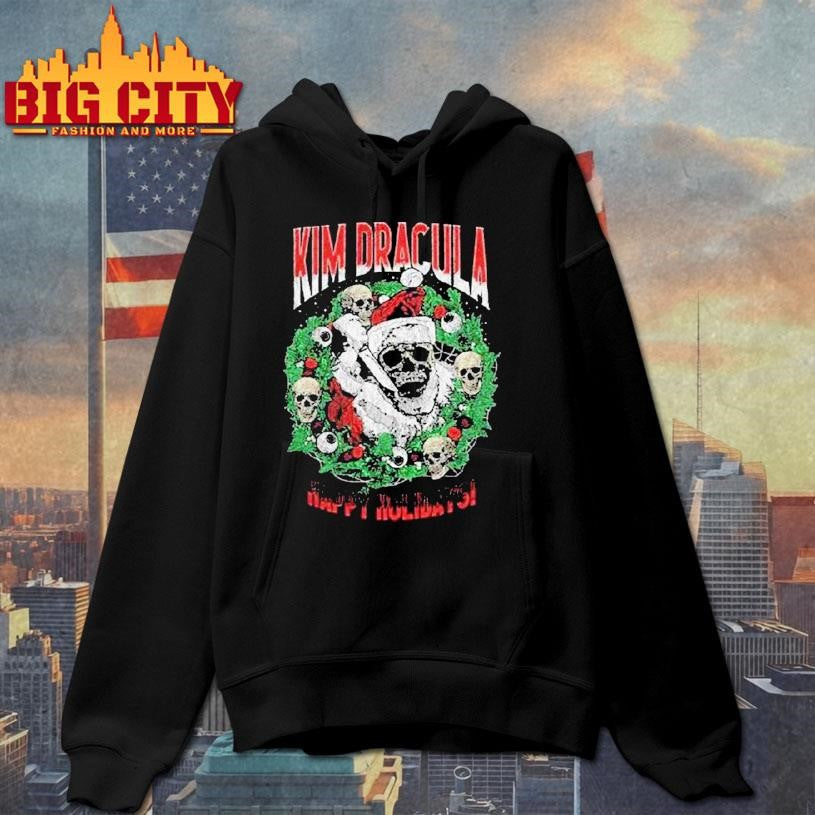 Kim Dracula Santa Wreath Shirt