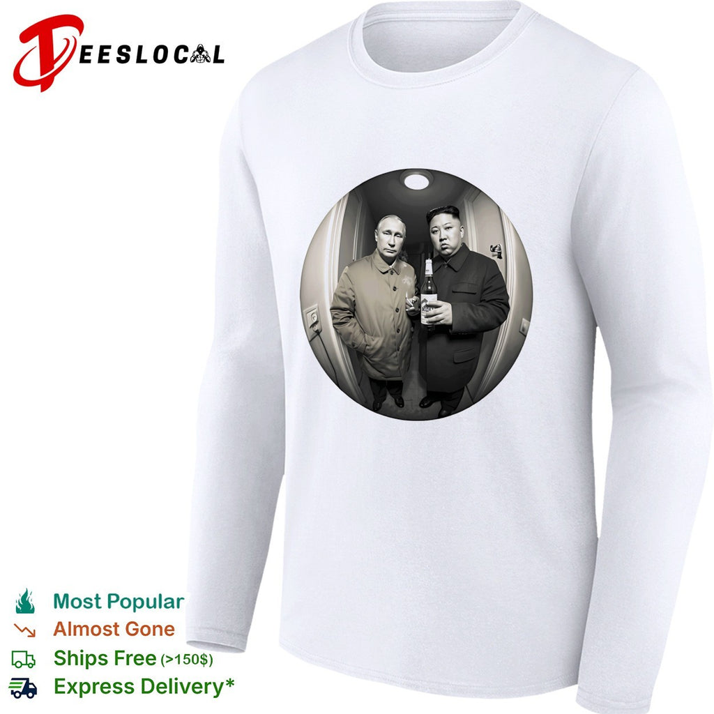 Kim Jong Un and Vladimir Putin In Hallway meme shirt