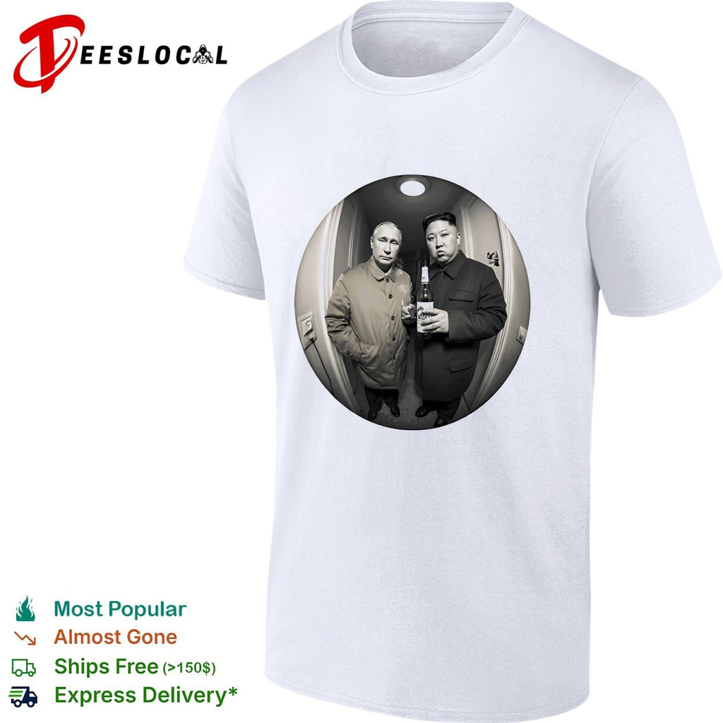 Kim Jong Un and Vladimir Putin In Hallway meme shirt