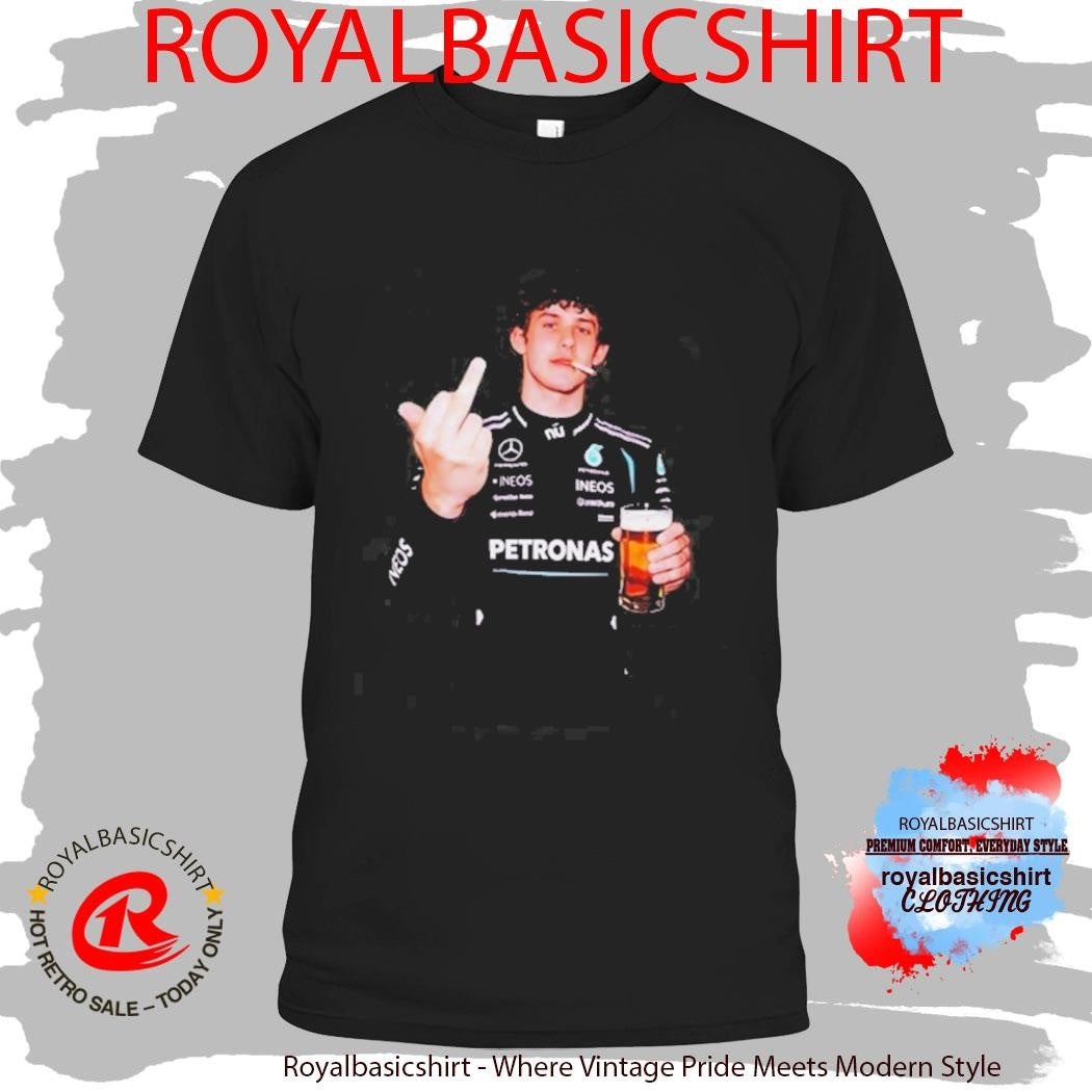 Kimi Antonelli F1racing Smoking And Drinking Beer Shirt