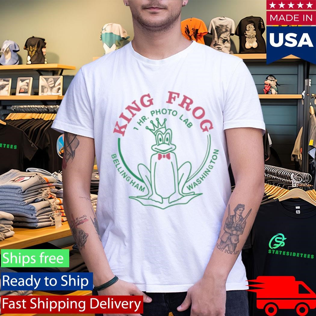 King Frog 1 Hour Photo Lab Bellingham Shirt