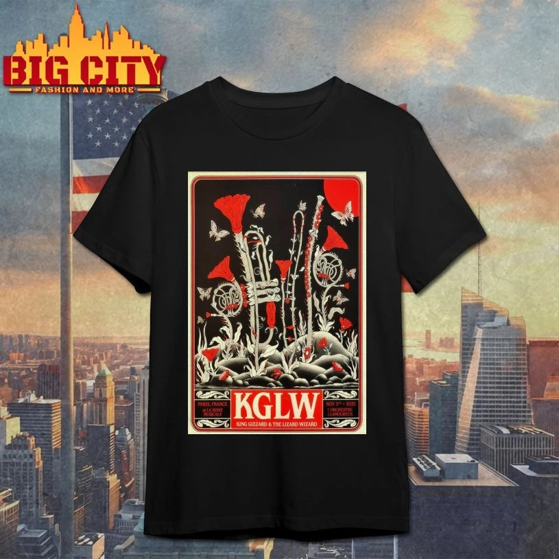 King Gizzard And The Lizard Wizard 11-5-2025 Paris France Poster shirt