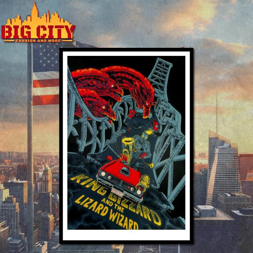 King Gizzard And The Lizard Wizard 12_9-12_10_2025 Brisbane AUS Poster Shirt