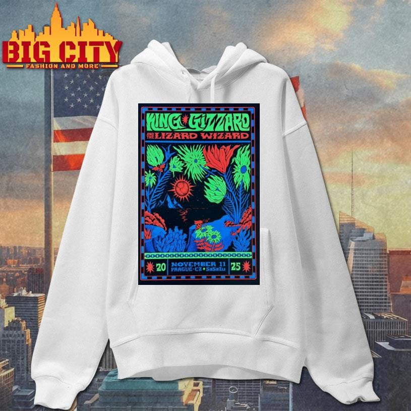 King Gizzard And The Lizard Wizard 2025-11-11 SaSaZu Prague, Czech Republic Poster Shirt