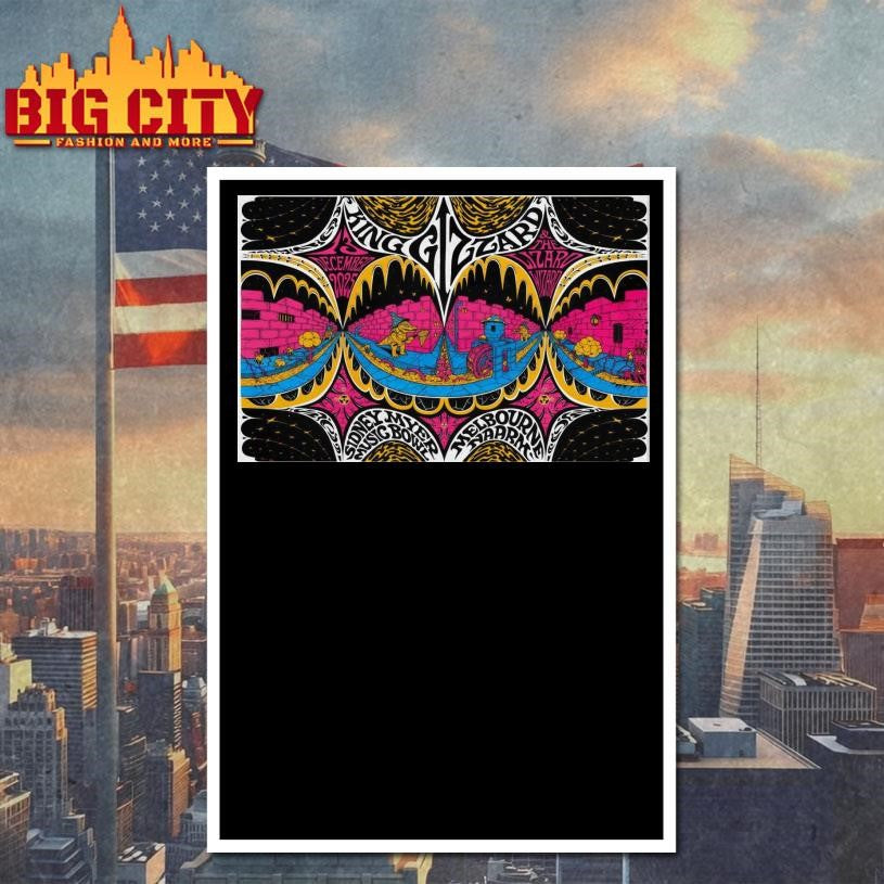 King Gizzard And The Lizard Wizard Dec 13 2025 Melbourne AUS Poster Shirt